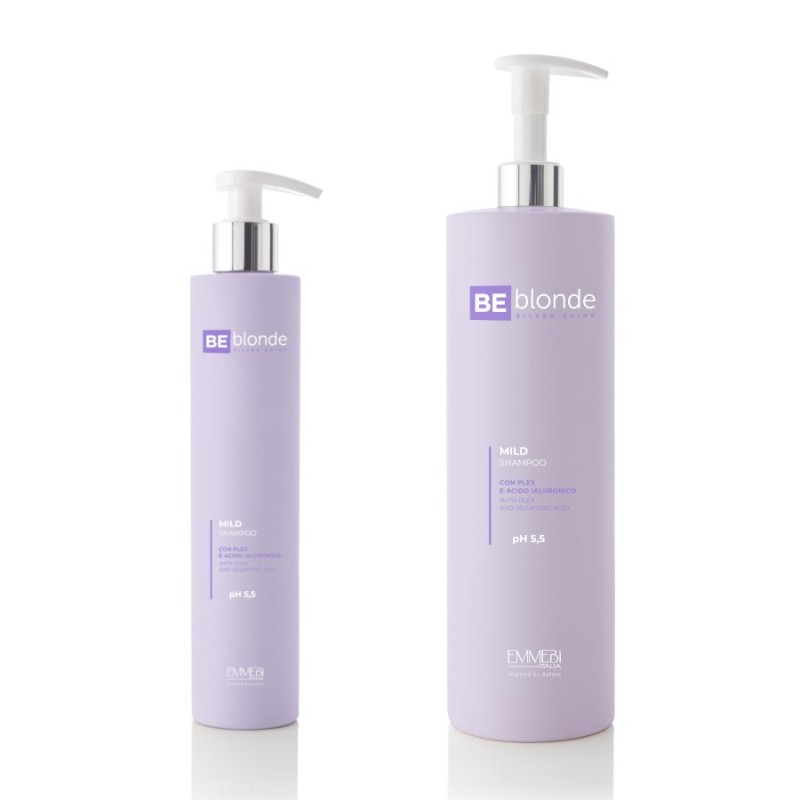 BE BLONDE SILVER SHINE MILD SHAMPOO - EMMEBI