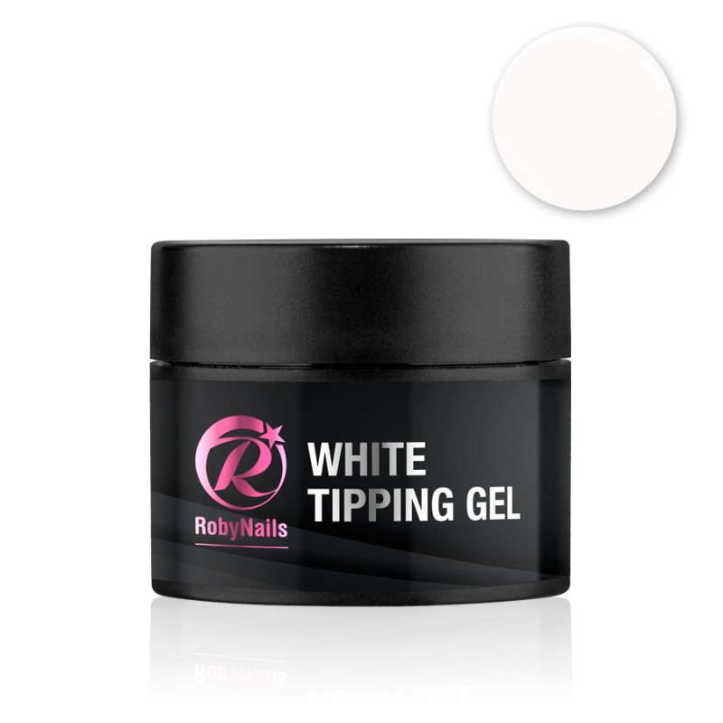 WHITE TIPPING GEL - ROBY NAILS