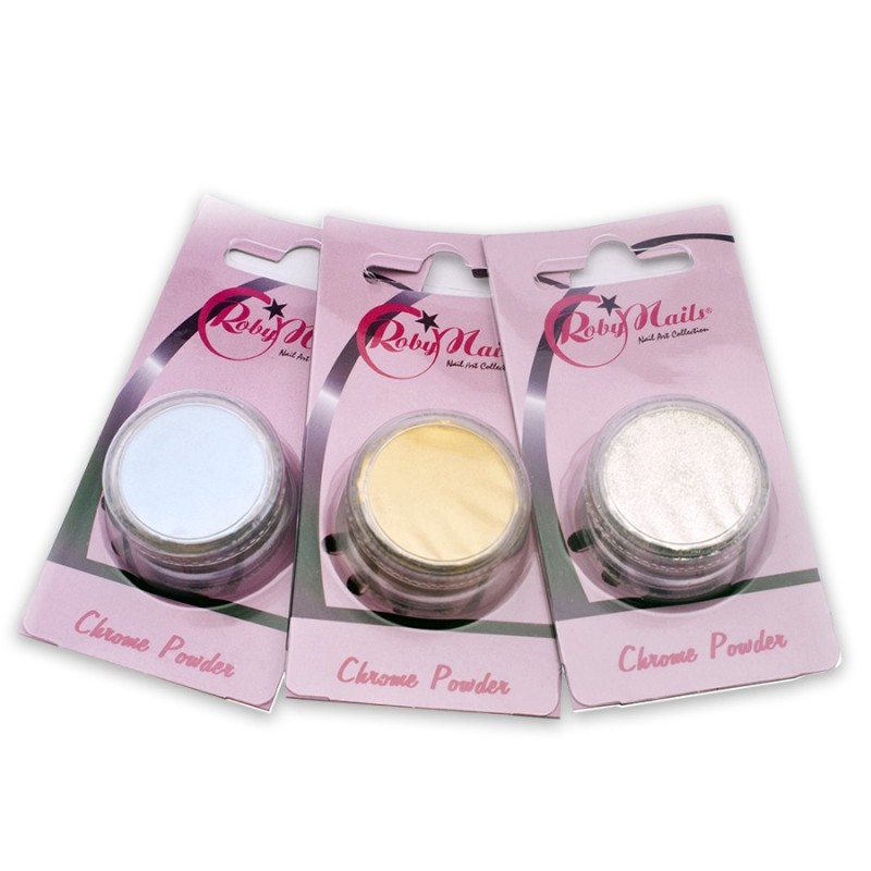 CHROME POWDERS - ROBY NAILS