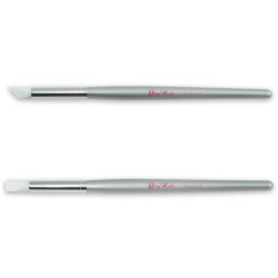 PENNELLO SILICONE PUNTA DRITTA/OBLIQUA - ROBY NAILS