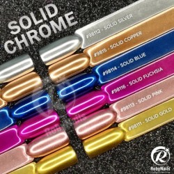 SOLID CHROME POWDER - ROBY NAILS
